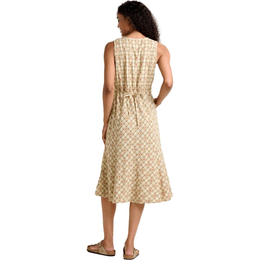 Toad&Co Manzana Midi Sleeveless Dress - Women's Barley Strawberry
