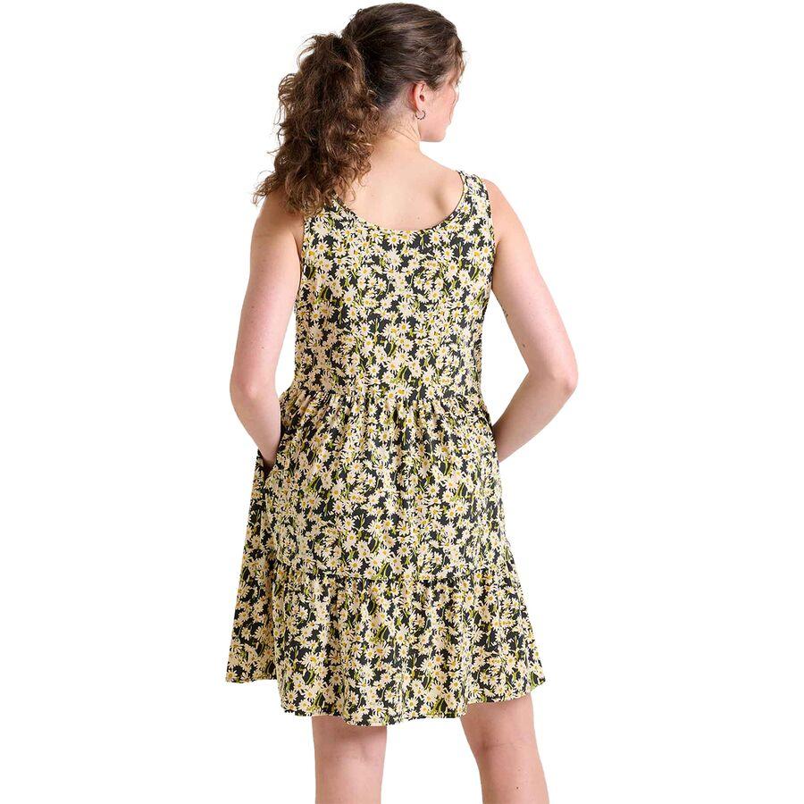 Toad&Co Sunkissed Sunsana Sleeveless Dress - Women's Barley Daisy Field Print