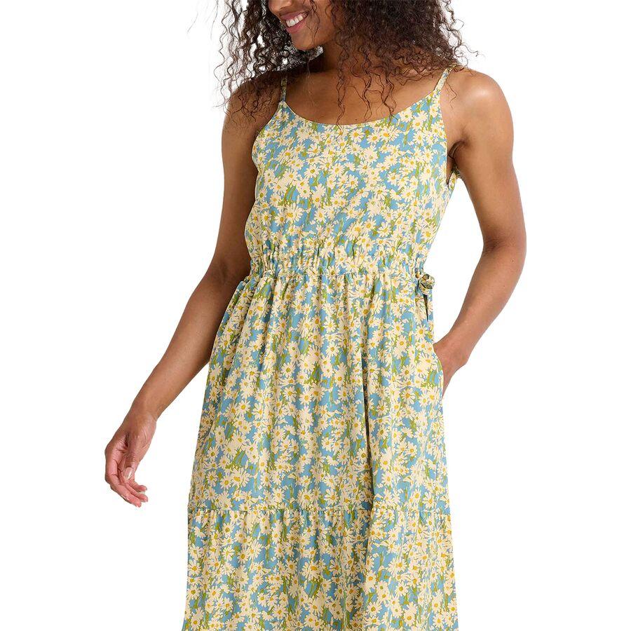 Toad&Co Sunkissed Tiered Sleeveless Dress - Women's Glacier Daisy Field Print