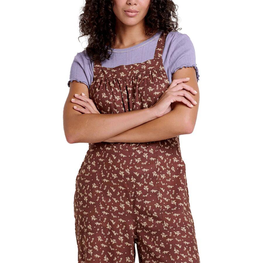 Toad&Co Taj Hemp Overall - Women's Chestnut Floral Print