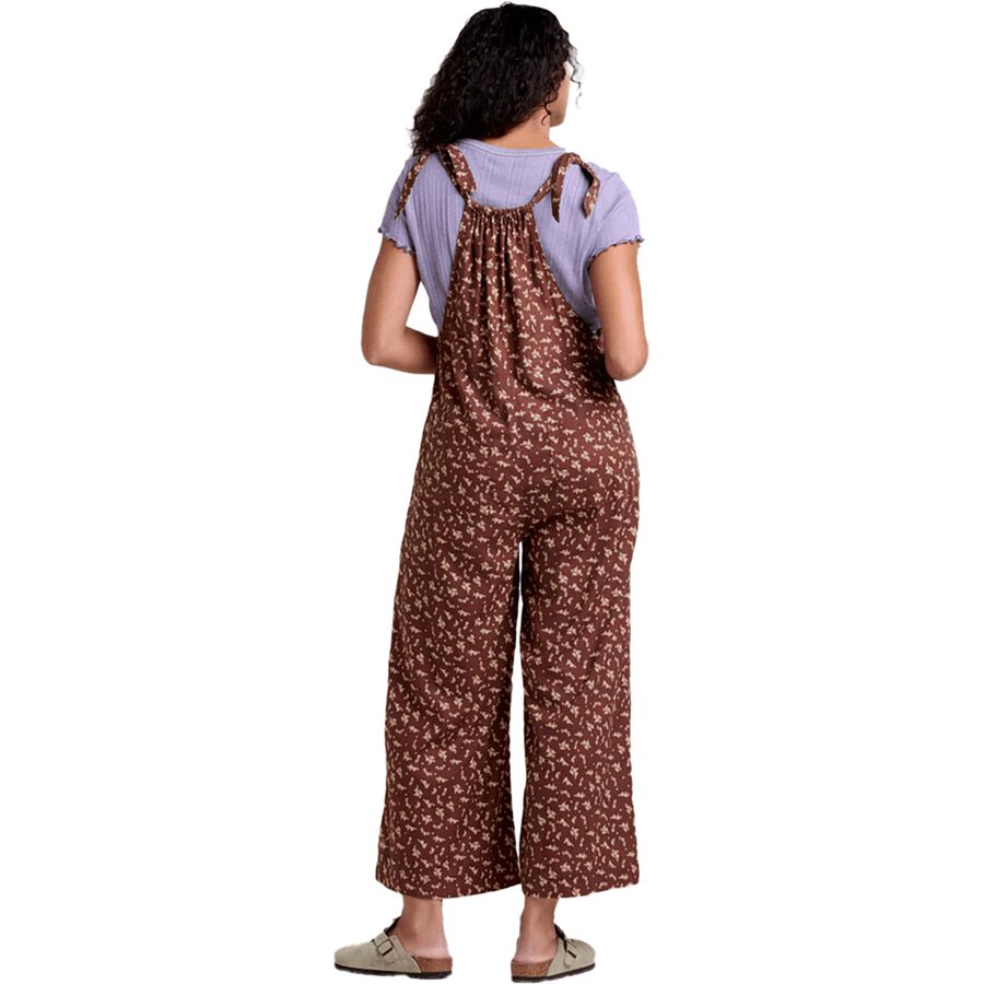 Toad&Co Taj Hemp Overall - Women's Chestnut Floral Print