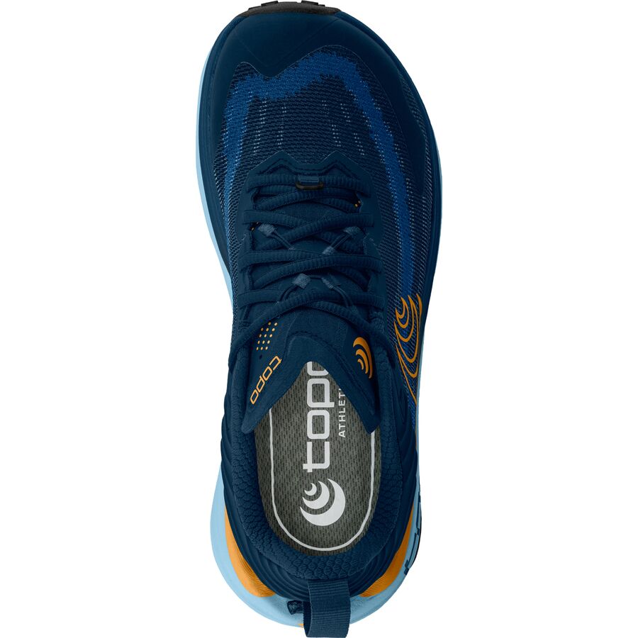 Topo Athletic Vista Trail Running Shoe - Men's Navy/Orange