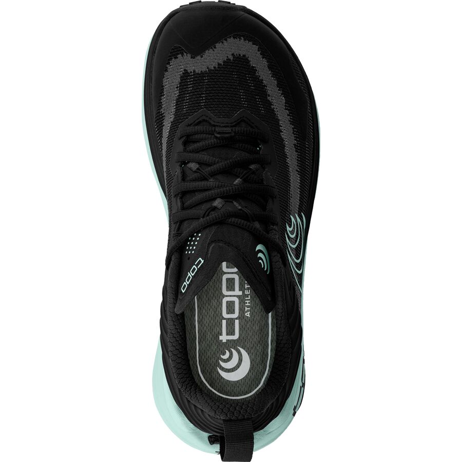 Topo Athletic Vista Trail Running Shoe - Women's Black/Mint