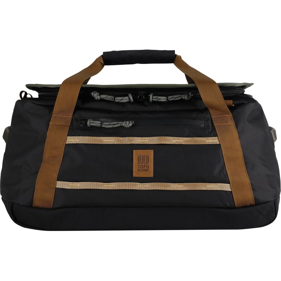 Topo Designs Mountain 40L Duffel Bag Black/Neutral