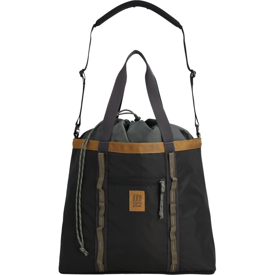 Topo Designs Mountain Utility Tote Black/Neutral