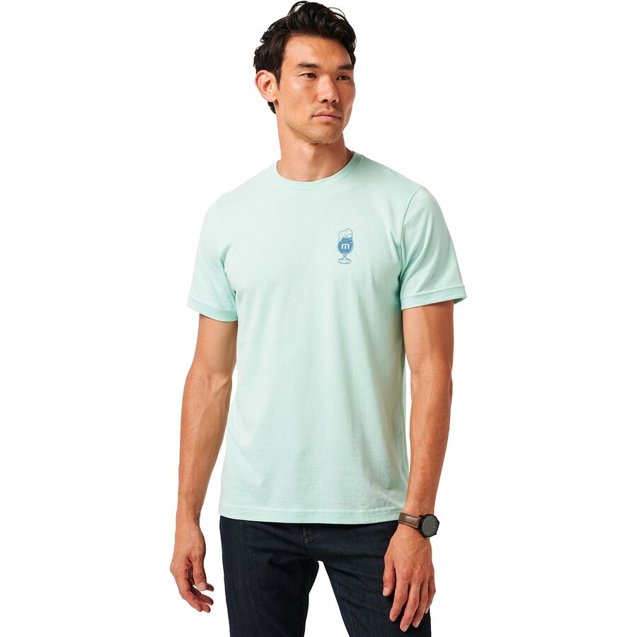 TravisMathew Bar Break T-Shirt - Men's Eggshell Blue