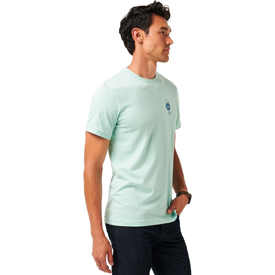 TravisMathew Bar Break T-Shirt - Men's Eggshell Blue