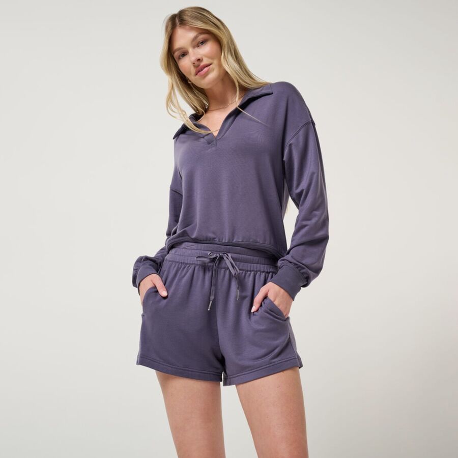 TravisMathew Cloud Terry Easy Short - Women's Graystone