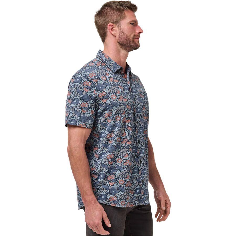 TravisMathew Day Cruise Button Up - Men's Mood Indigo/Vintage Indigo