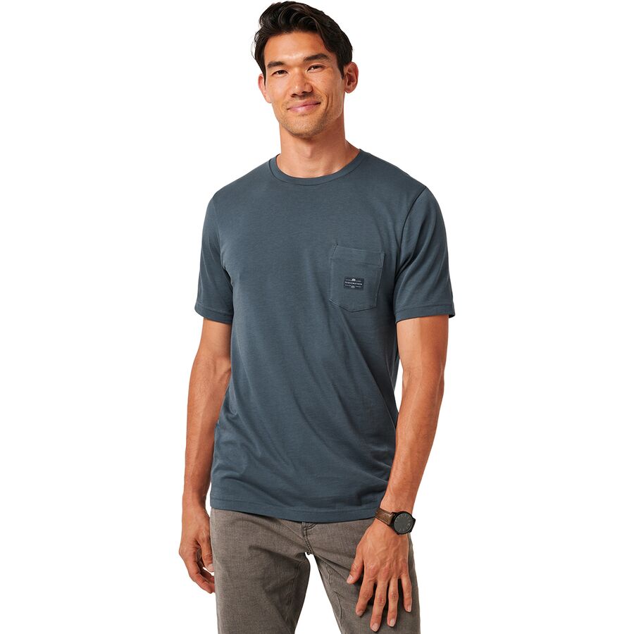 TravisMathew Preferred Status T-Shirt - Men's Mood Indigo/Vintage Indigo