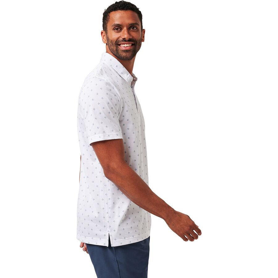 TravisMathew Saturday Night Stay Polo - Men's White