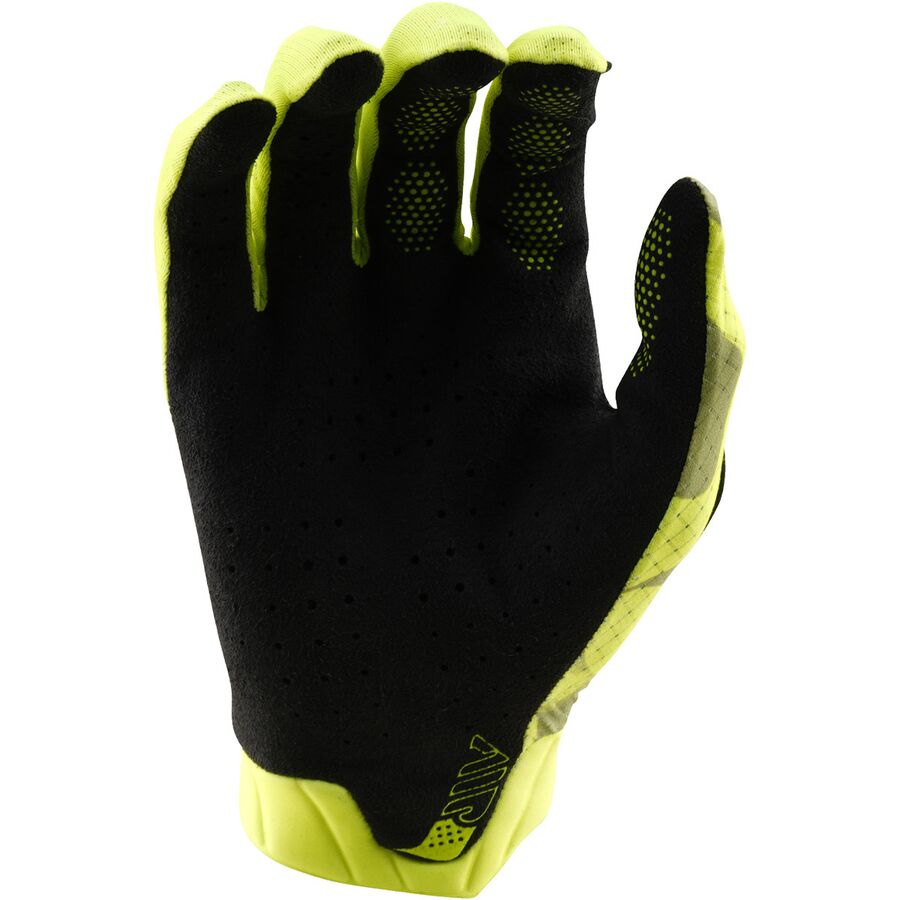 Troy Lee Designs Air Glove - Kids' Blotted Flo Yellow