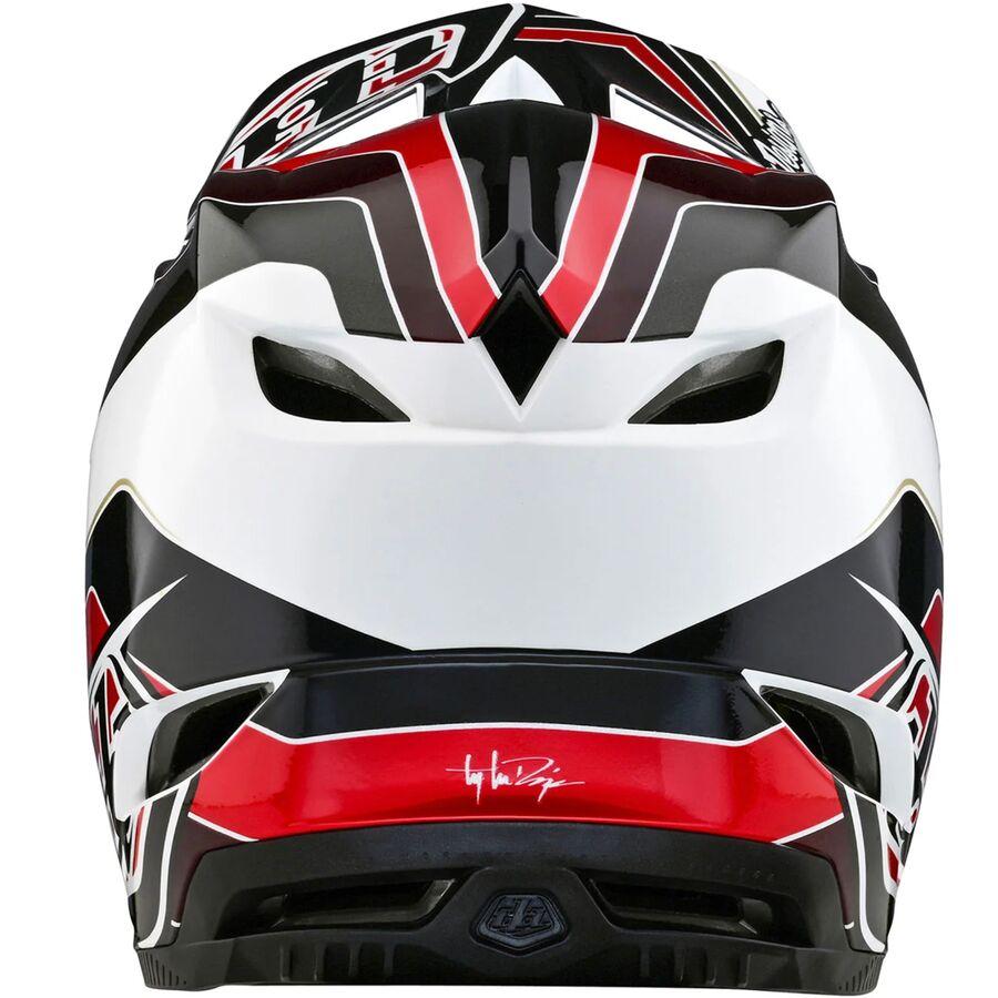 Troy Lee Designs D4 Polyacrylite Helmet Block Charcoal/Red
