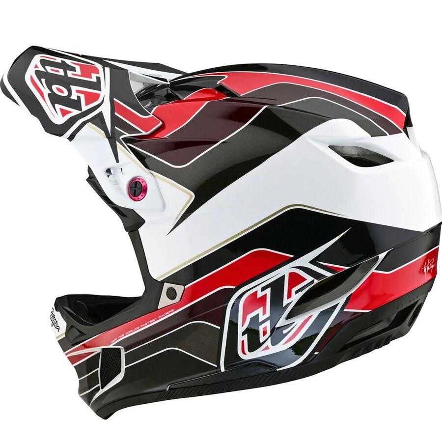 Troy Lee Designs D4 Polyacrylite Helmet Block Charcoal/Red