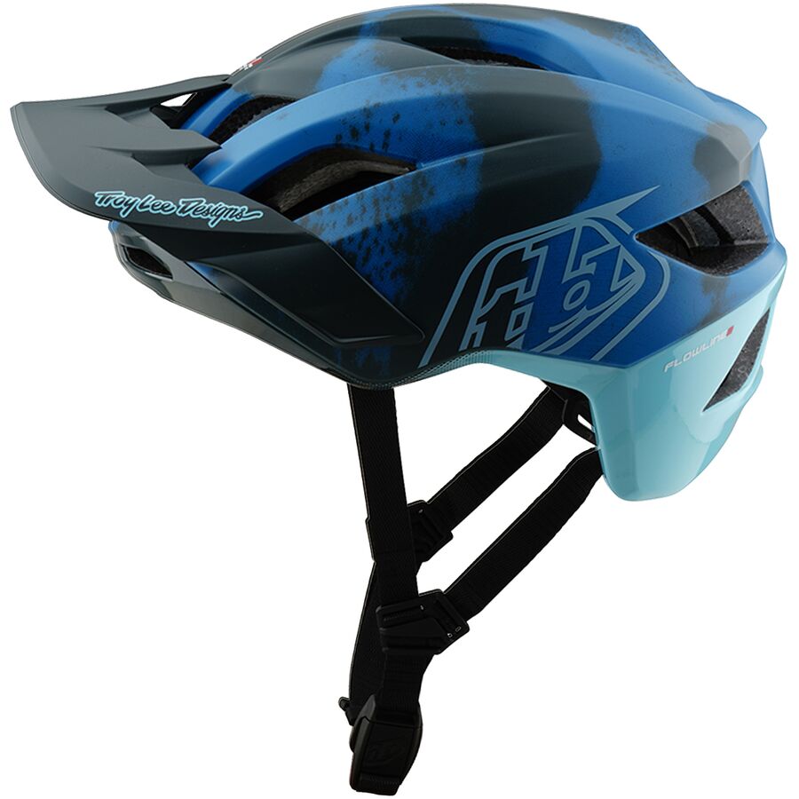 Troy Lee Designs Flowline SE Mips Helmet Badge Blue
