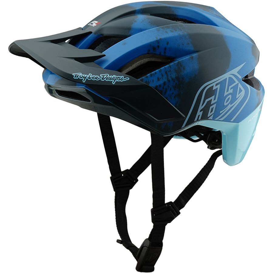 Troy Lee Designs Flowline SE Mips Helmet Badge Blue