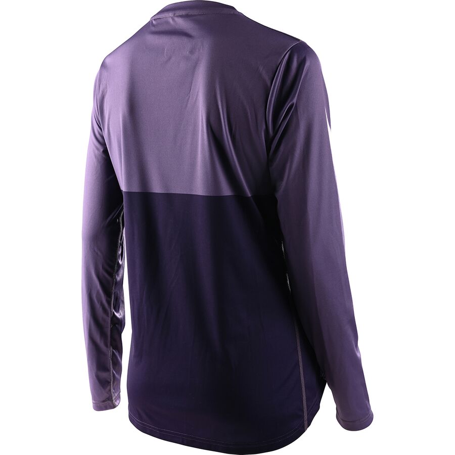 Troy Lee Designs Lilium Long-Sleeve Jersey - Women's Block Orchid/Purple