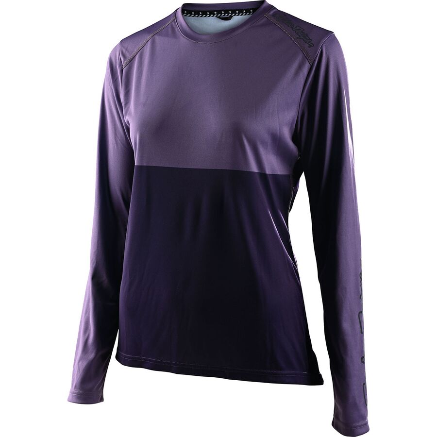 Troy Lee Designs Lilium Long-Sleeve Jersey - Women's Block Orchid/Purple