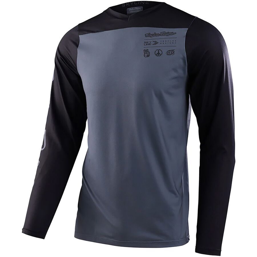 Troy Lee Designs Skyline Long-Sleeve Jersey - Men's Charcoal