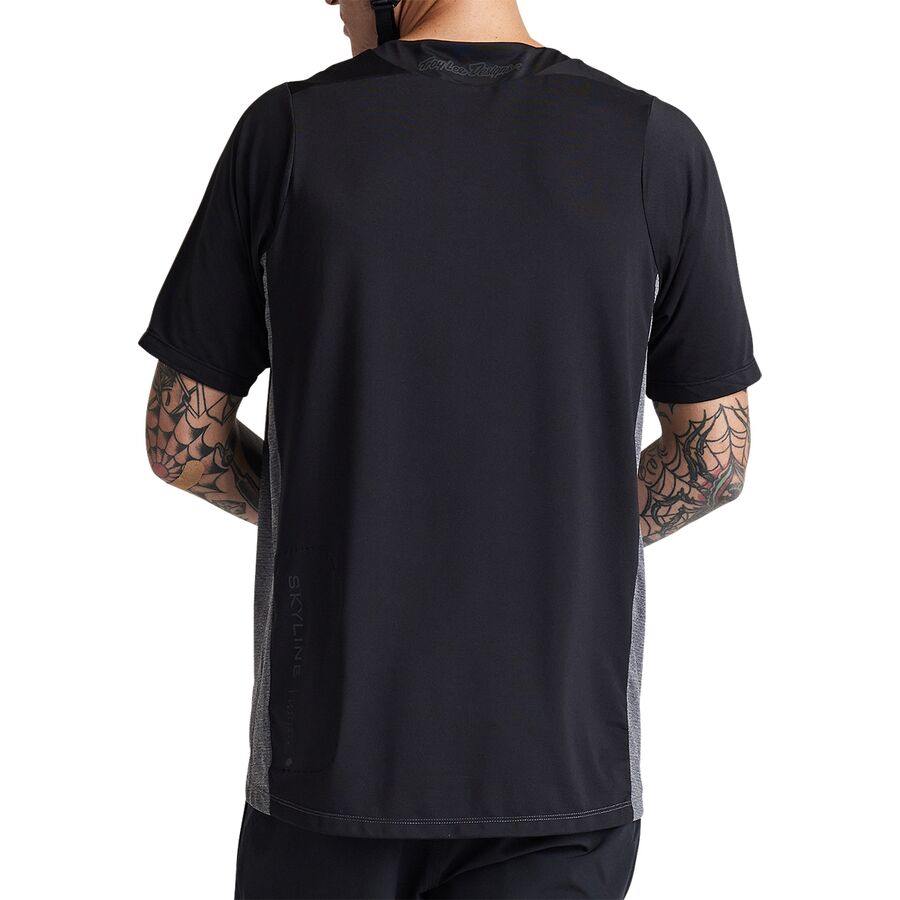 Troy Lee Designs Skyline Short-Sleeve Jersey - Men's Mono Black