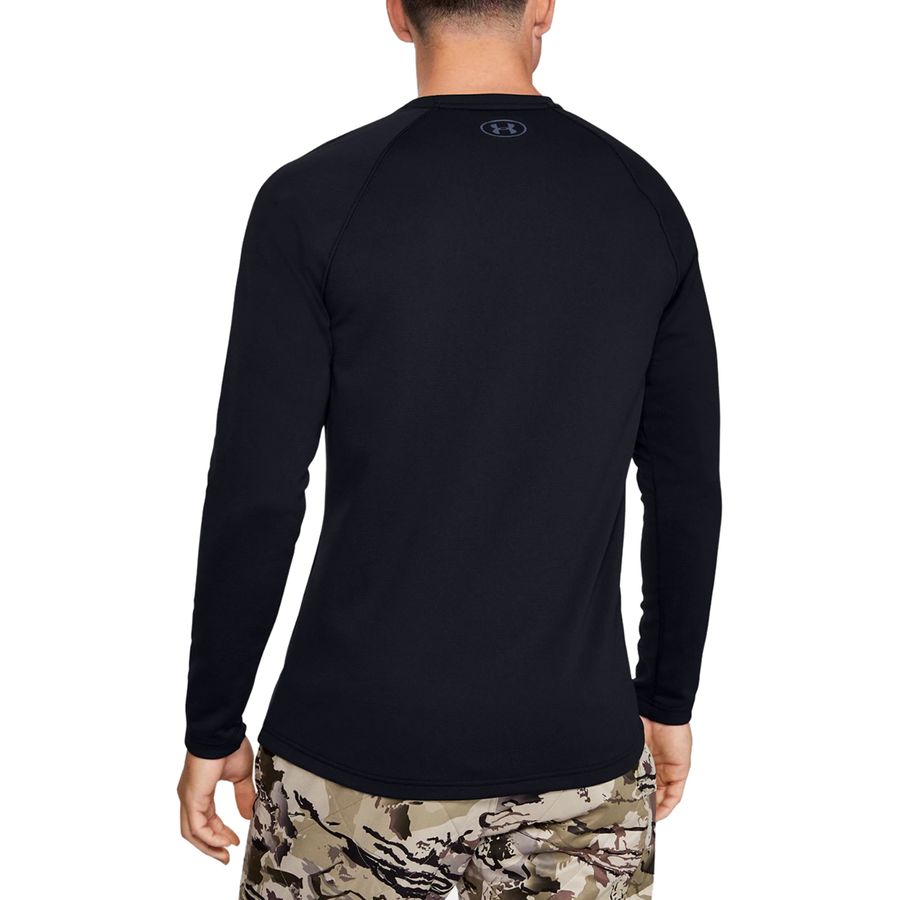 Under Armour Base 4.0 Crew - Men's Black/School Bus