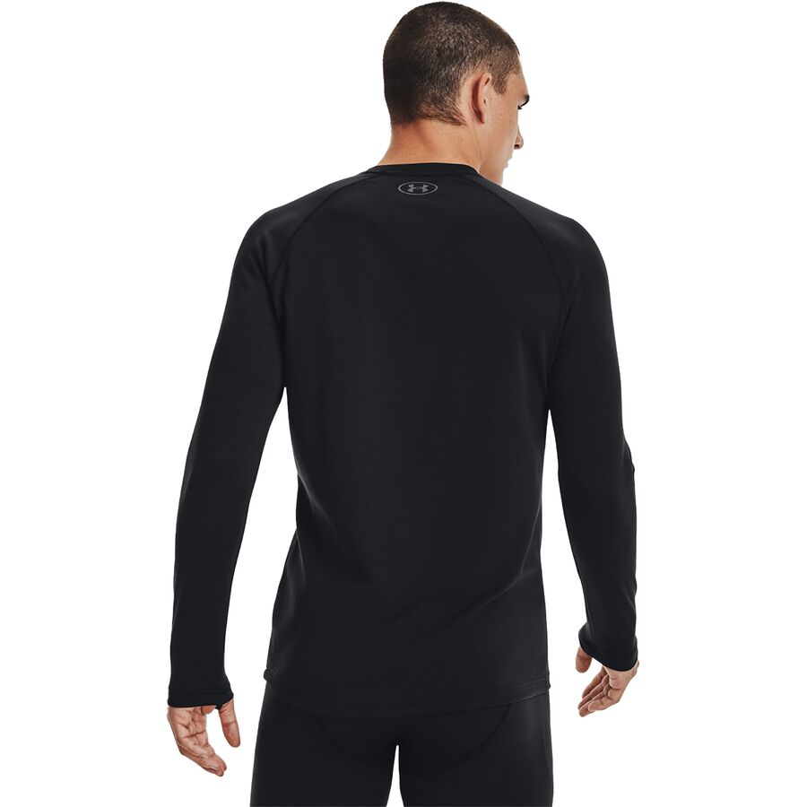 Under Armour Packaged Base 2.0 Crew Top - Men's Black/Pitch Gray