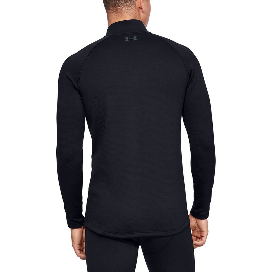 Under Armour Packaged Base 4.0 1/4-Zip Top - Men's Black/Pitch Gray