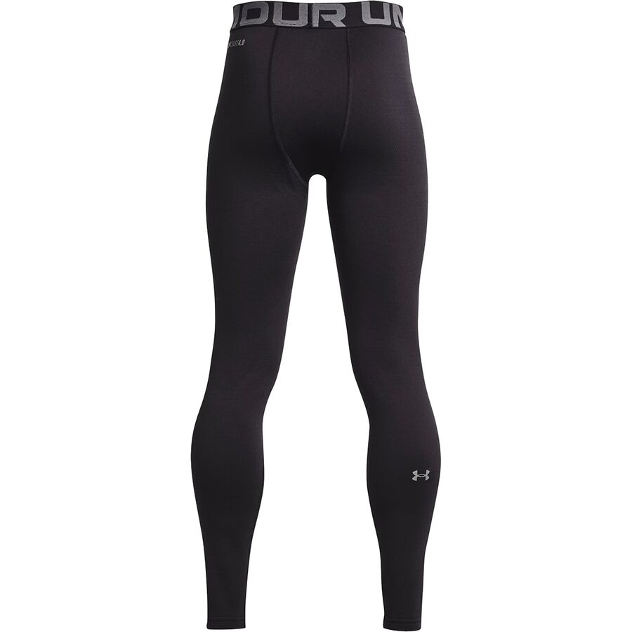 Under Armour Packaged Base 4.0 Legging - Boys' Black/Pitch Gray