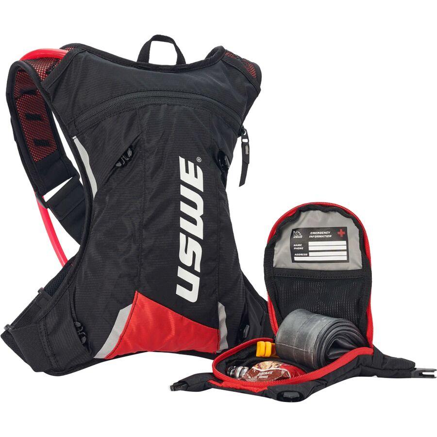 USWE MTB Hydro 3 Hydration Pack - 2024 Black/USWE Red