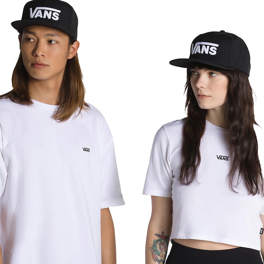 Vans Drop V II Snapback Hat Black/White