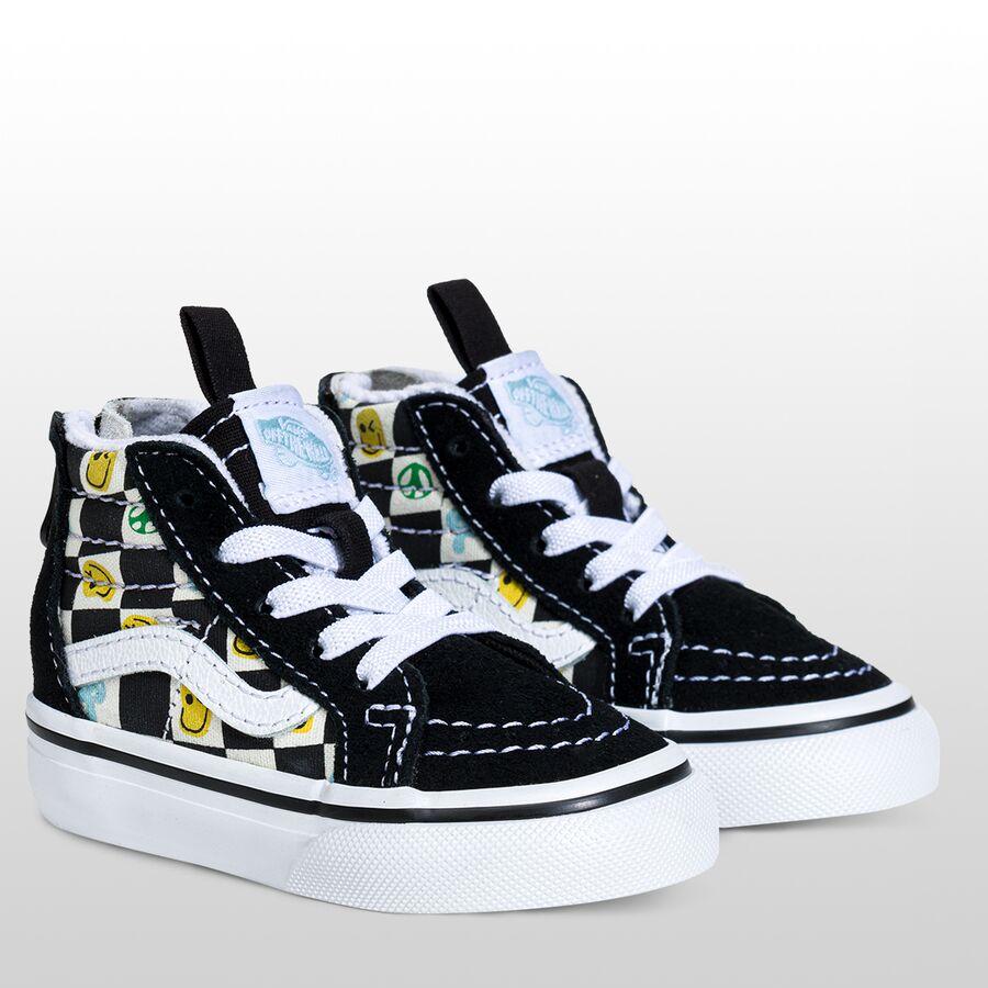 Vans Sk8-Hi Zip Shoe - Toddlers' Black/Multi