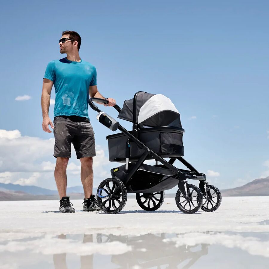 Veer Switchback System & Roll Stroller Frame Black