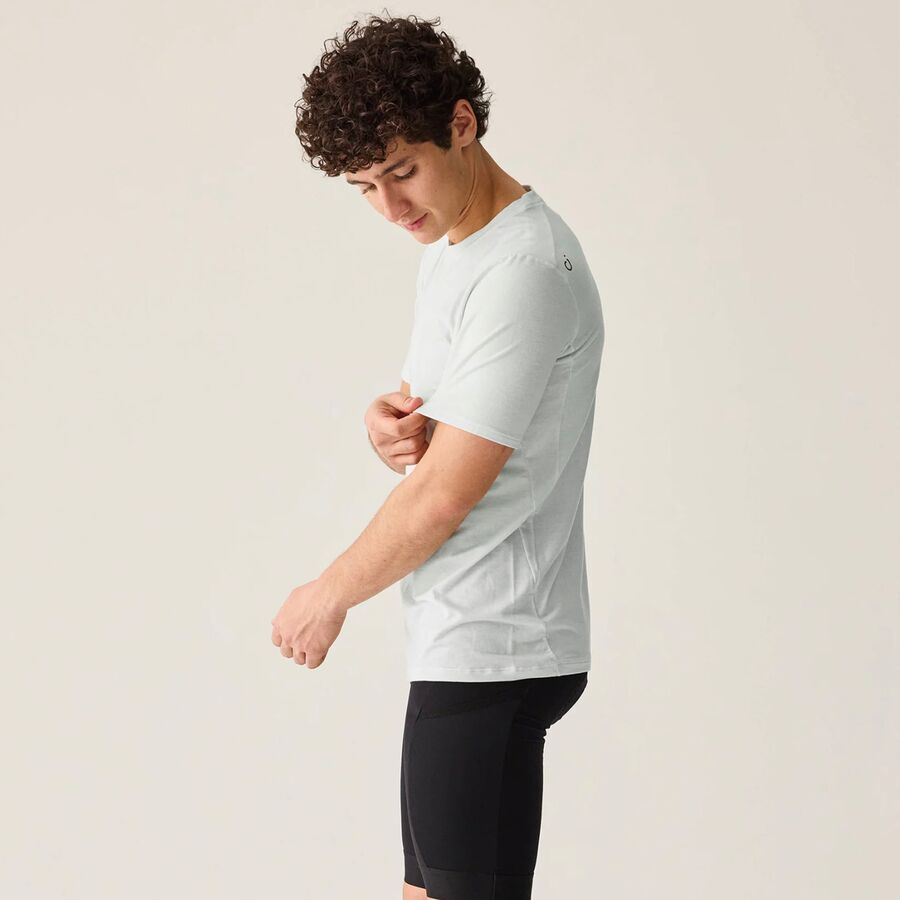 Velocio Merino Ride T-Shirt - Men's Barely Blue