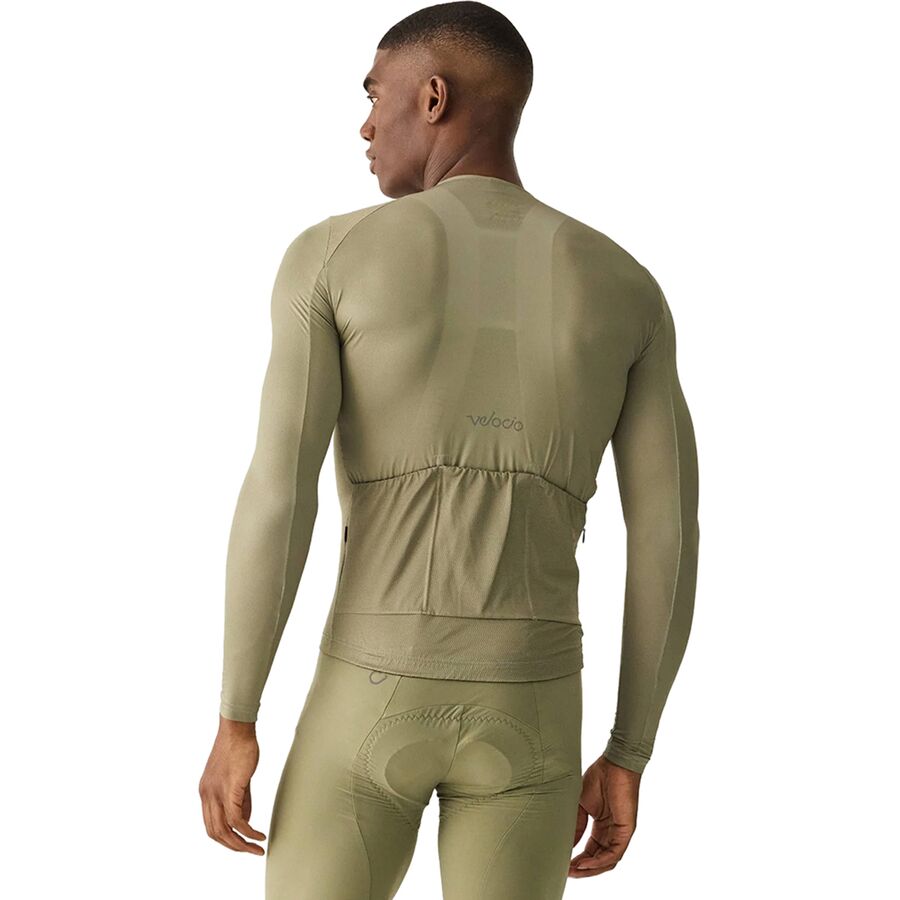 Velocio Ultralight Mesh Long-Sleeve Jersey - Men's Deep Lichen