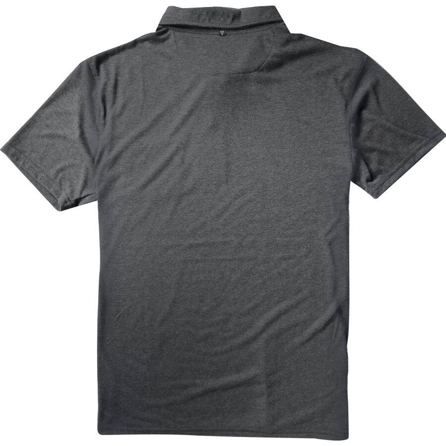 Vissla Hy-Lite Eco Polo Shirt - Men's Black Heather