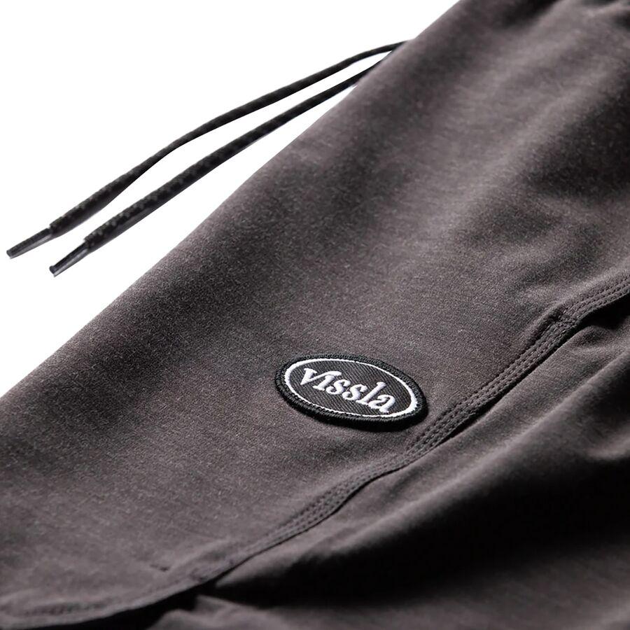 Vissla Solid Sets 17.5in Ecolastic Short - Men's Black