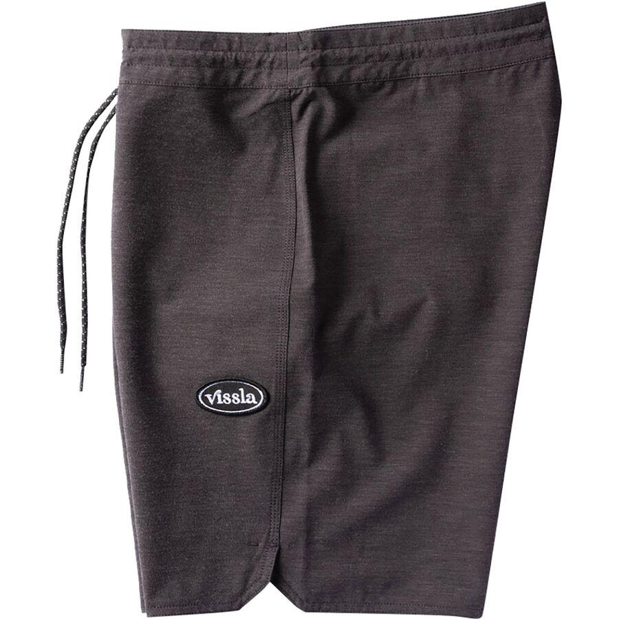 Vissla Solid Sets 18.5in Boardshort 2.0 - Men's Black