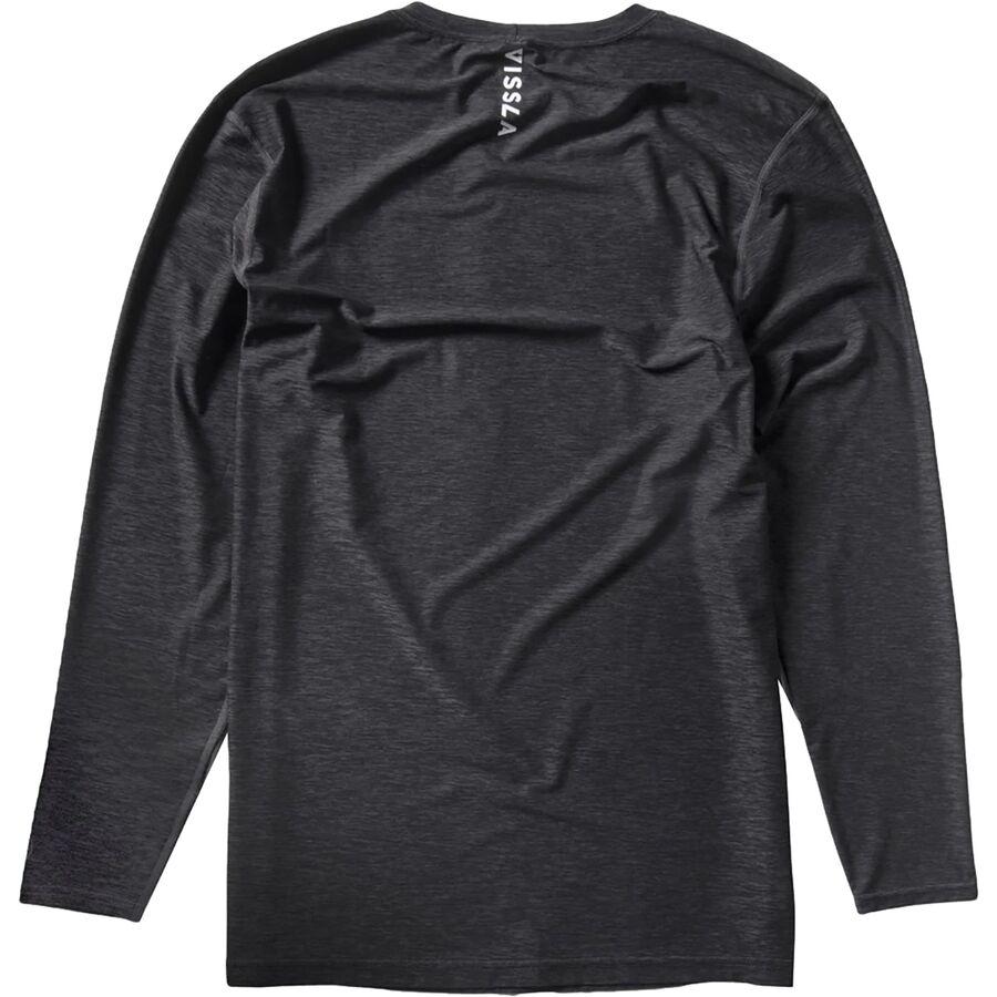 Vissla Twisted Eco Long-Sleeve Shirt - Men's Black Heather