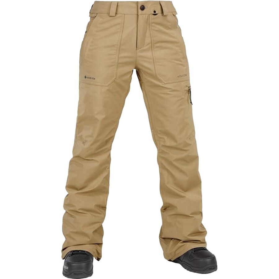 Volcom Knox Insulated Gore-Tex Pant - Women's Dark Khaki