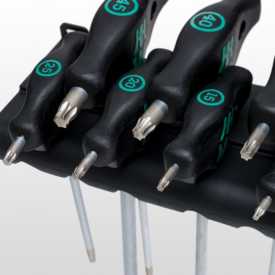 Wera 467/7 T-handle Screwdrivers Torx HF Set