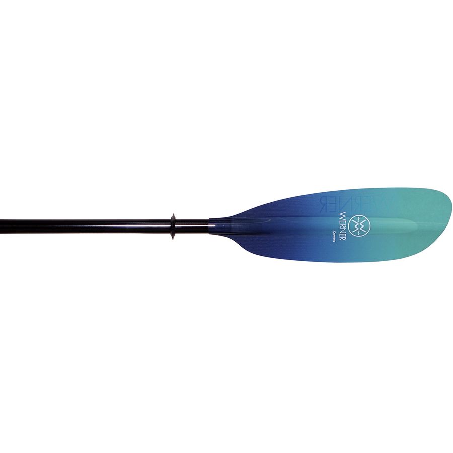 Werner Camano Fiberglass 2-Piece Paddle - Straight Shaft Gradient Abyss