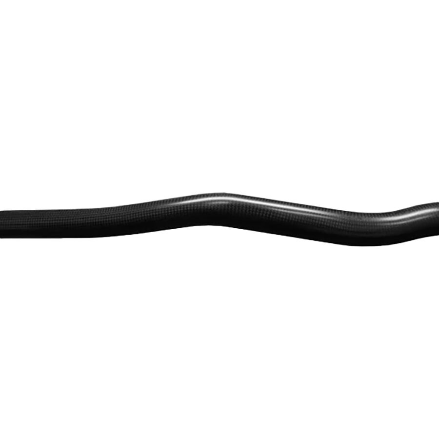 Werner Double Diamond Carbon Paddle - Bent Shaft Black