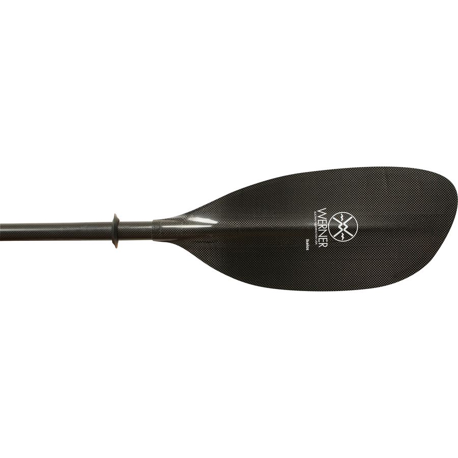 Werner Ikelos Carbon 2-Piece Paddle - Straight Shaft Black