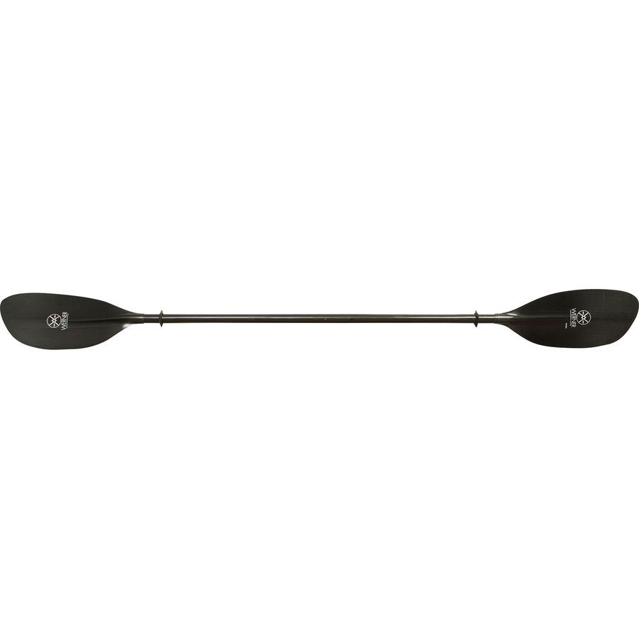 Werner Ikelos Carbon 2-Piece Paddle - Straight Shaft Black