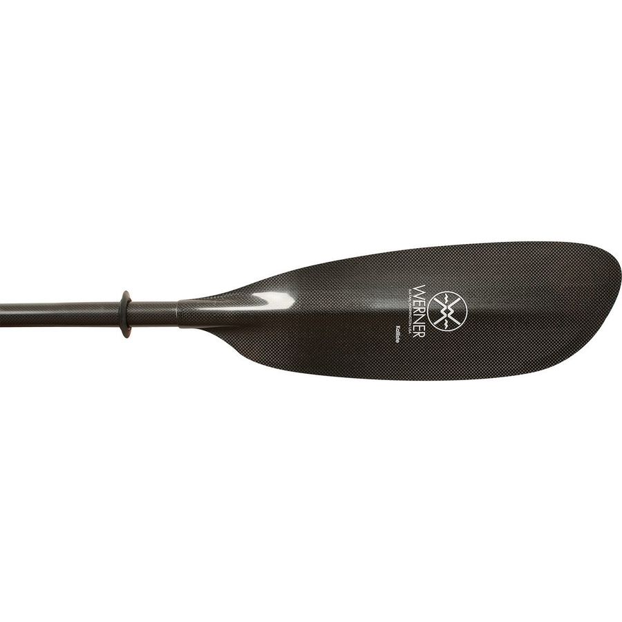 Werner Kalliste 2-Piece Carbon Paddle - Bent Shaft Black