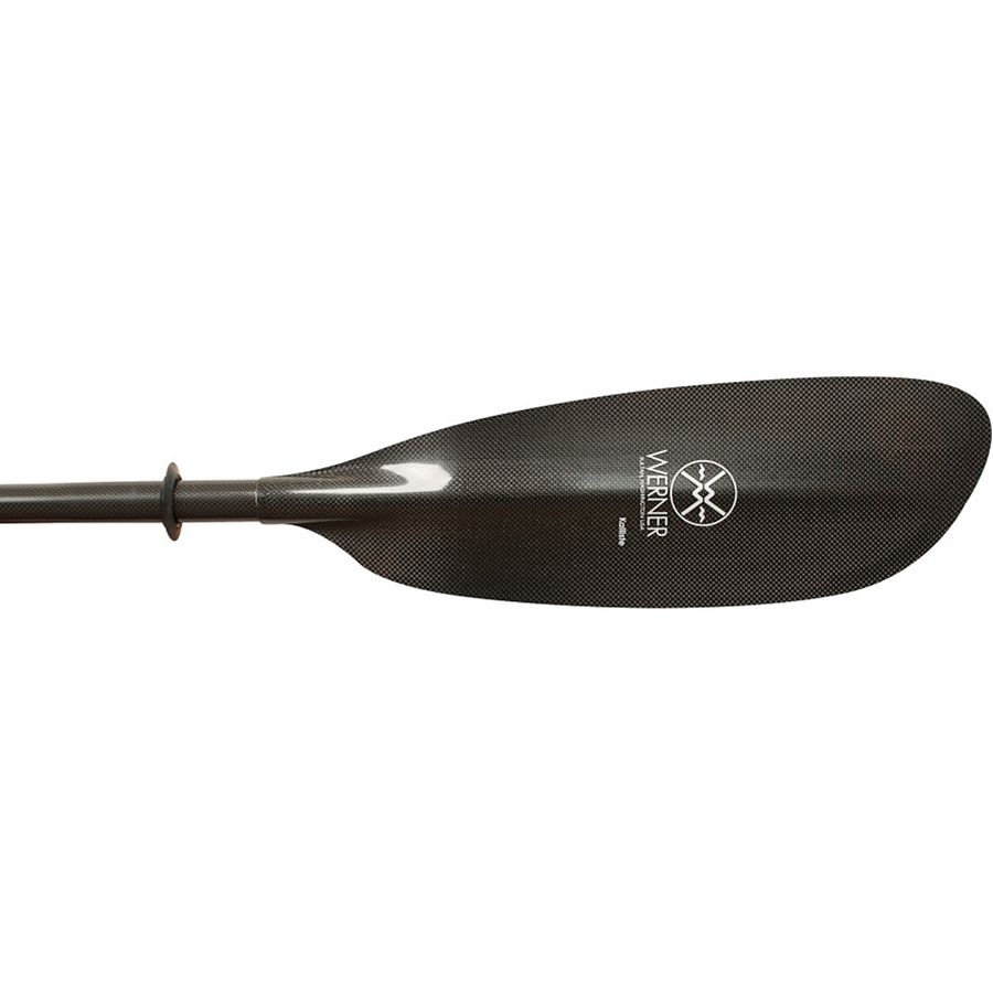 Werner Kalliste 2-Piece Carbon Paddle - Straight Shaft Carbon