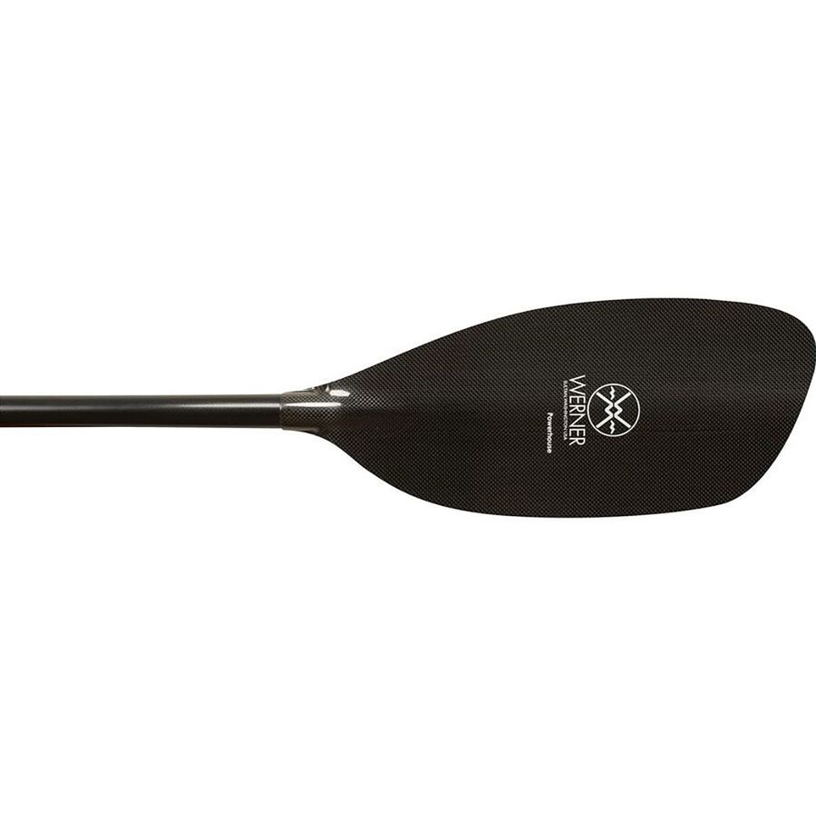 Werner Powerhouse Carbon Paddle - Straight Shaft Black