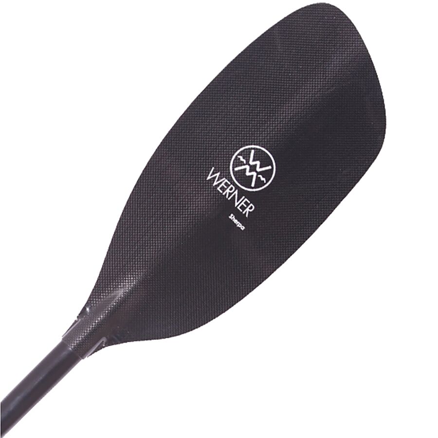 Werner Sherpa Carbon Paddle - Bent Shaft Black
