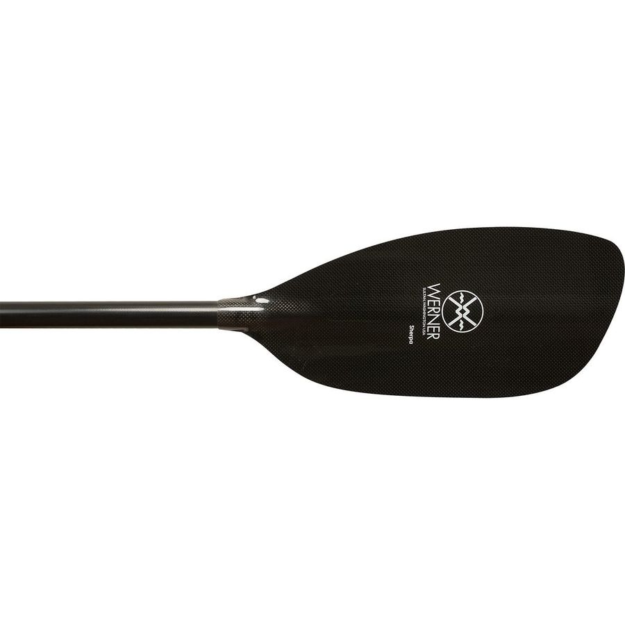 Werner Sherpa Carbon Paddle - Straight Shaft Black