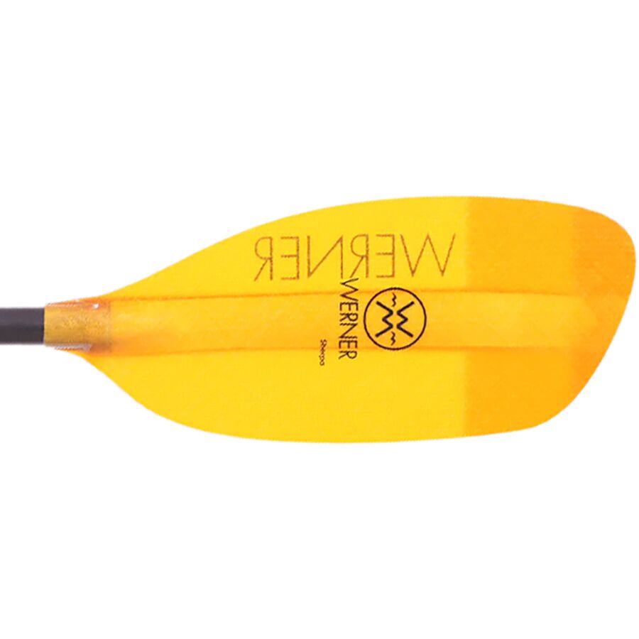 Werner Sherpa Fiberglass Paddle - Bent Shaft Amber